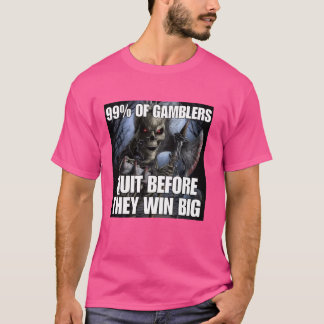 Gokkers stoppen met grappige cringe hard skelet me t-shirt