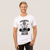 Goku Training Gym Tri-Blend Shirt (Voorkant volledig)