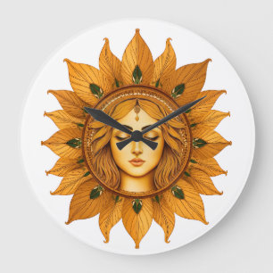 Gol Bano Collectie Perzische Gouden Zon Wandschi Grote Klok