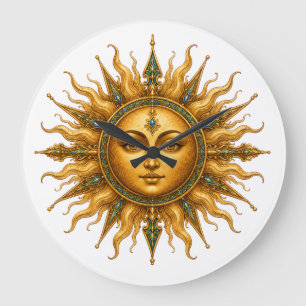 Gol Bano Collectie Perzische Gouden Zon Wandschi Grote Klok