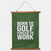 Gol Grappige quotes voor golfer Hangend Wandkleed (Voorkant)
