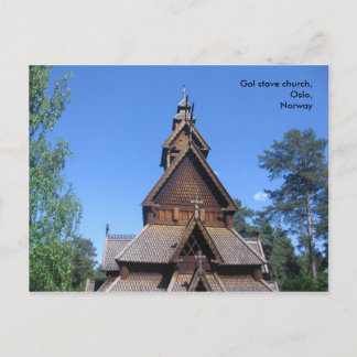 Gol stave Church briefkaart #1