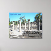 Golan Katzrin Synagogue Canvas Afdruk (Voorkant)