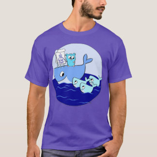 golang gopher docker t-shirt