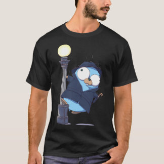 Golang Gopher Go Singing In The Rain without Backg T-shirt