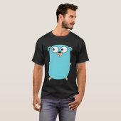 Golang Gopher Programmer Sweat - shirt à capuche (Devant entier)