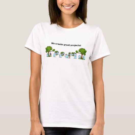 Golang Gopher T-shirt (Voorkant)