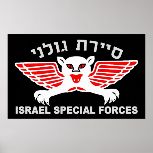 Golani Recon Dark Poster (Voorkant)