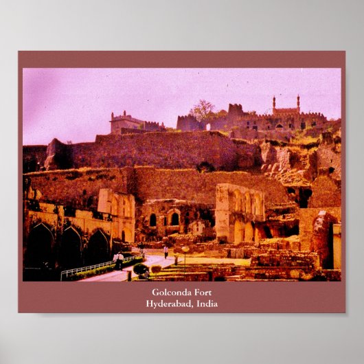 Golconda Fort Poster (Voorkant)