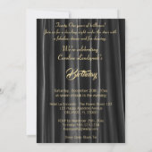 Gold 21st Birthday with Dancing Couple Invitation (Dos)