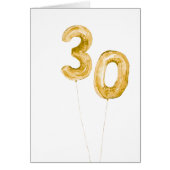 gold 30th bday balloons (Devant)