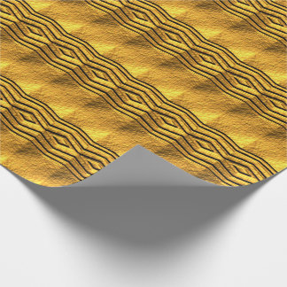 Gold 3-D Egyptische Motif Cadeaupapier