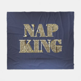 Gold 3D NAP KING Fleece Deken
