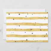 Gold 50 et fabuleux 50e anniversaire Invitations d (Dos)