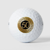 Gold 50 golfballen (Voorkant)