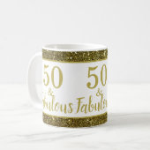 Gold 50e Jubileum Koffiemok (Voorkant links)