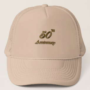 Gold 50e Jubileum Trucker Pet