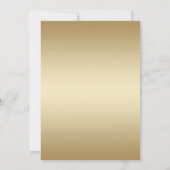 Gold 50th Mariage Anniversary Party invitation (Dos)