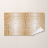 Gold 50th Wedding Anniversary (Serviette à main)