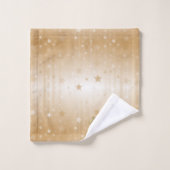 Gold 50th Wedding Jubileum Bad Handdoek (Wasdoekje)