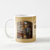 Gold 70th Birthday World's Best Custom Photo Lijst Koffiemok (Links)