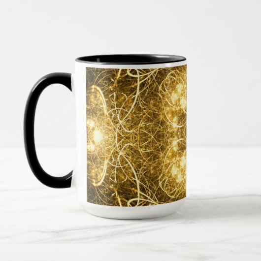 Gold Abstract Fractal Mok (Links)