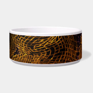 Gold Abstract, grote keramische tapekit Voerbakje