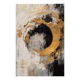 Gold Abstract Perfect Poster