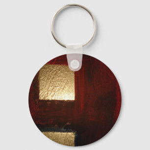 Gold Abstract Sleutelhanger