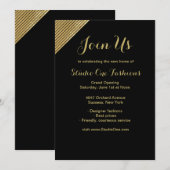 Gold Accent Grand Opening Uitnodigingen (Voorkant / Achterkant)