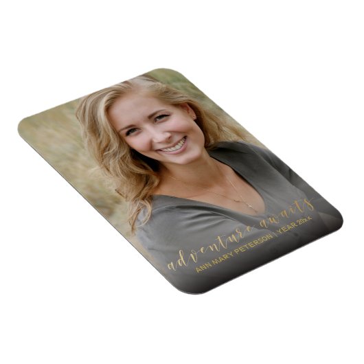 Gold Adventure wacht op afstuderen fotomagneet Magneet (Rechterzijde)