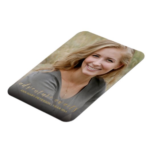 Gold Adventure wacht op afstuderen fotomagneet Magneet (Linkerzijde)