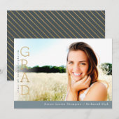 GOLD AFSTUDEERDER AANKONDIGING (Voorkant / Achterkant)