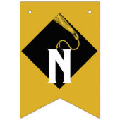 Gold Afstuderen-congraties Vlaggetjes (Derde vlag)