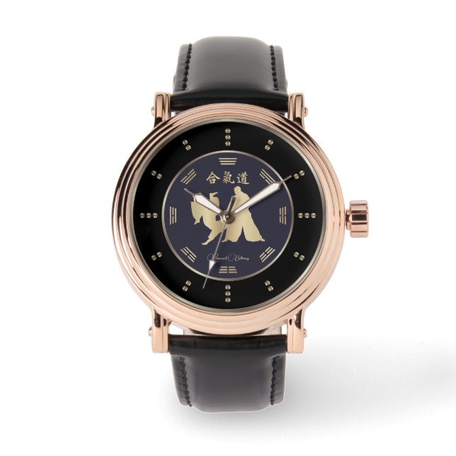 Gold Aikido montre de luxe (Recto)