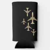 Gold Airplanes Aviation Seltzer Koelbox (Achterkant)