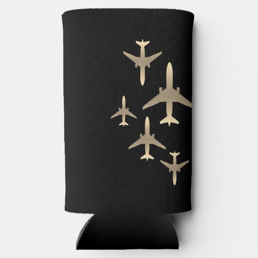 Gold Airplanes Aviation Seltzer Koelbox (Achterkant)