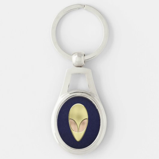 Gold Alien Sleutelhanger (Voorkant)