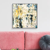 Gold Among Gravel -impression de toile (Insitu(Salon))