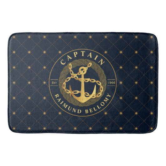 Gold Anchor Badmat (Voorkant)