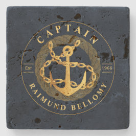 Gold Anchor Stenen Onderzetter