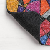 "Gold and Jewels" Abstract Design Mousepad Muismat (Hoek)