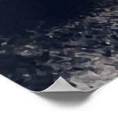 Gold and Silver Metallic Leaves Elegant Botanical  Poster (Hoek)