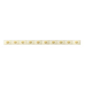 Gold and White Chevron Monogrammed Personalized Lint (Voorkant)