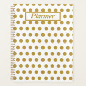 Gold and white Polka dots  (Devant)