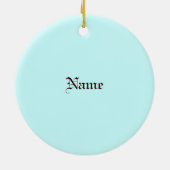 Gold Angel Heart ornament (Achterkant)