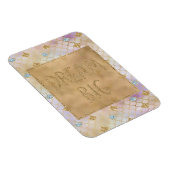 Gold Aqua Glitter Dream Paarse Mermaid Magneet (Rechterzijde)