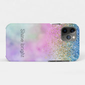 Gold Aqua Glitter Purple Sparkle        Case-Mate iPhone Case (Achterkant (horizontaal))