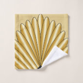Gold Art Deco Design (Gant de toilette)
