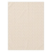 Gold Art Deco-patroon Tafelkleed (Voorkant)